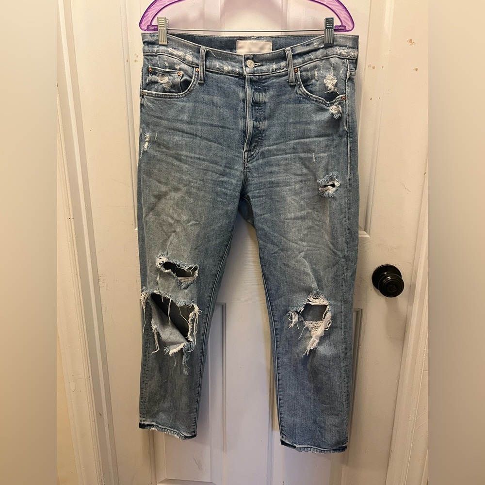 EUC - MOTHER - The Scrapper Ankle - Wicked Wild Calling - Sz 30
